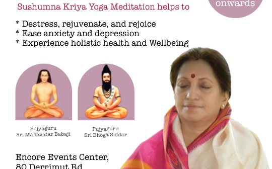 Sushumna Kriya Yoga Meditation at Melbourne , Australia